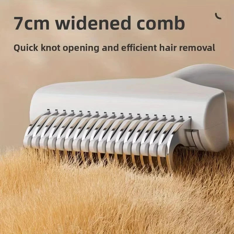 Stainless Steel Dog Hair Removal Brush Comb Pet Hair Remover Brush For Dogs Grooming Tools Pets Dematting Comb Dogs Accessories Quake