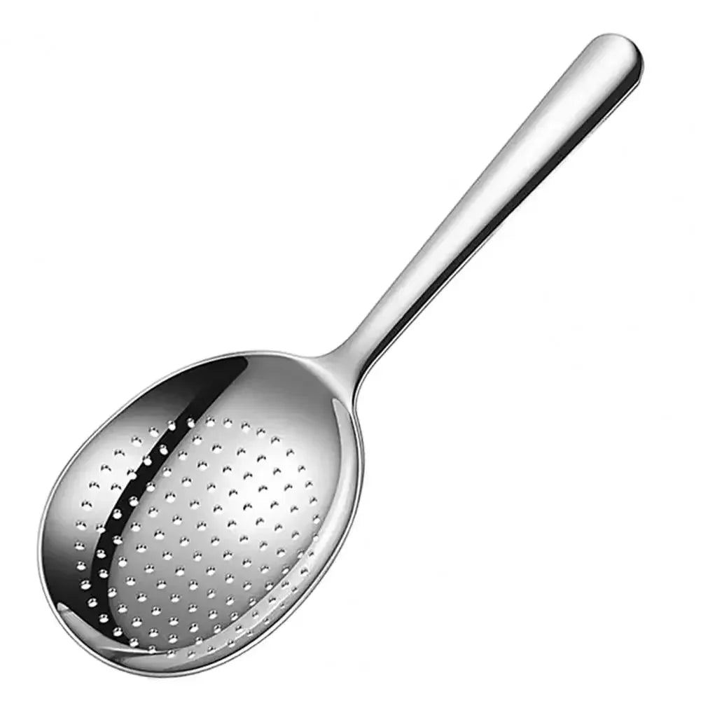 Short‑Handle Stainless Steel Serving Spoon Ladle Skimmer Heat‑Resistant Kitchen Cooking Utensil for Home Restaurant Use Quake B