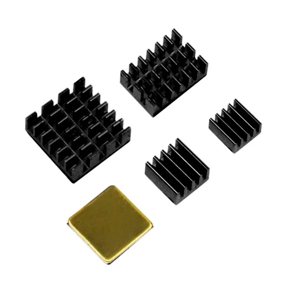 Radiator Copper Raspberry Heatsink Mini PC Raspberry Pi 4 3 2 1 Model B A Plus Processor RAM Memory Lan Chip Heat sink Cooling Quake