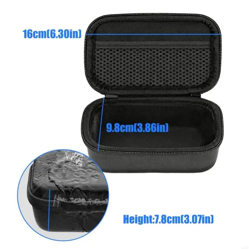 Reliable Faux Leather Camera Container For 360 Camera Featuring Lightweight Frame And Water Resistant Material K1KF Quake