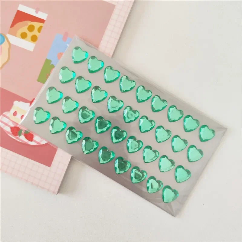Rhinestone Crystal Face Stickers – DIY Gem Makeup Decor