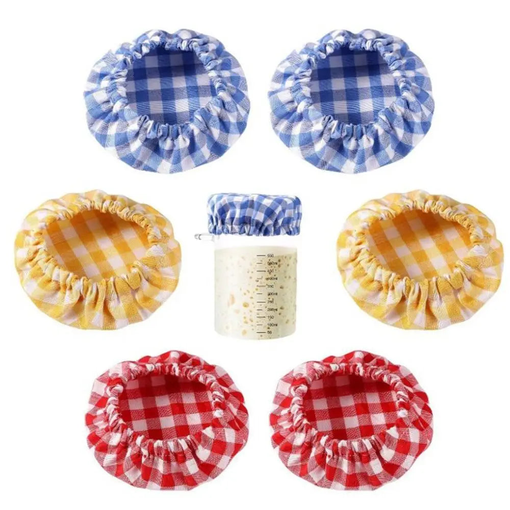 1PC Cotton Cloth Fermentation Bottle Cover Portable Reusable Fermentation Cheese Fabric Lids Multifunction Dust Cover Quake