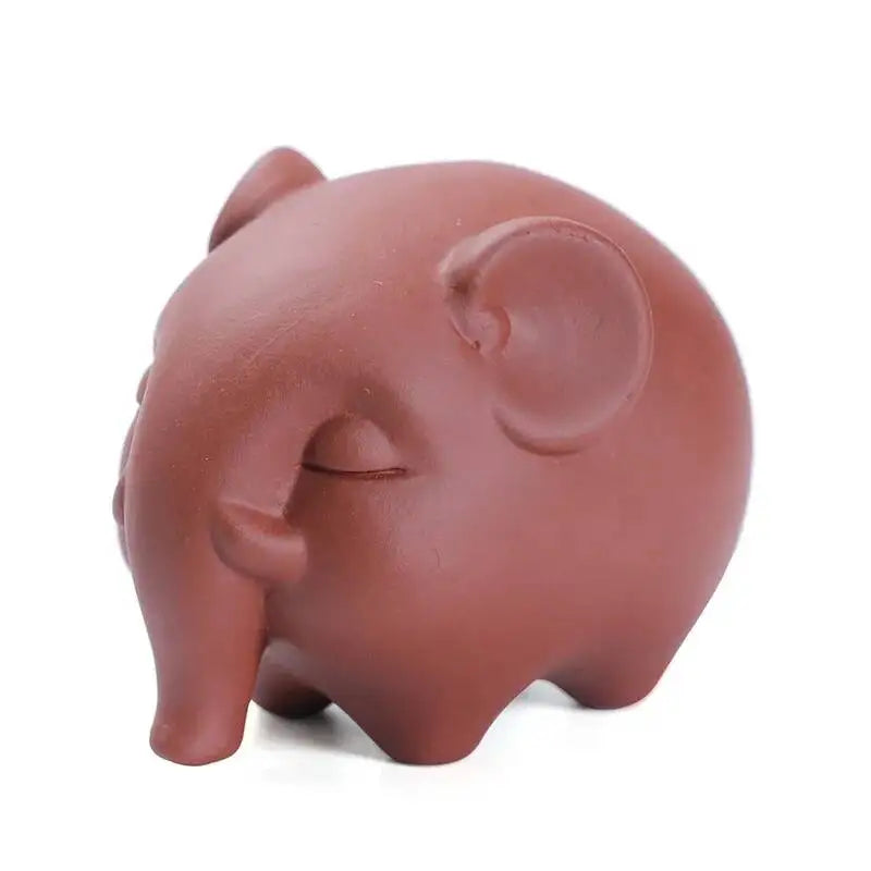 Little Elephant Purple Clay Tea Pet Ornament Red Clay Tea Play Fortune Elephant Decoration Чаепитие Quake