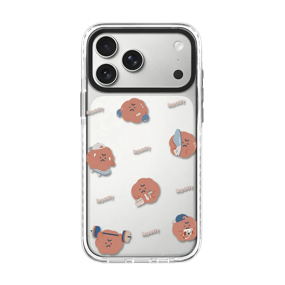 6082526 White Border Magnetic Phone Case Cover for IPhone 12 13 14 15 16 17 18 Pro Max Case Quake white (MagSafe) 1 iPhone 14 Pro Max