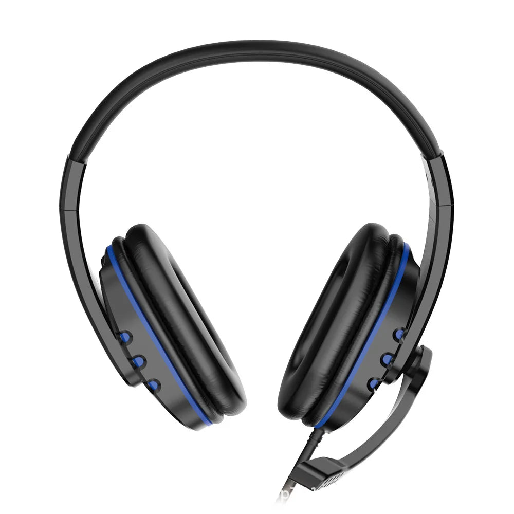 Headphones 3.5mm Wired Gaming Headset Earphones Music For PS4 Play Station 4 Game PC Chat Computer With Microphone Quake