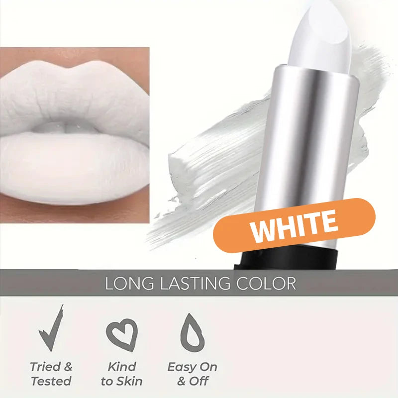 Face body paint stick, white Body painting Stick For Halloween Party Skull Skull Clown Makeup Halloween Makeup Role Costume Quake