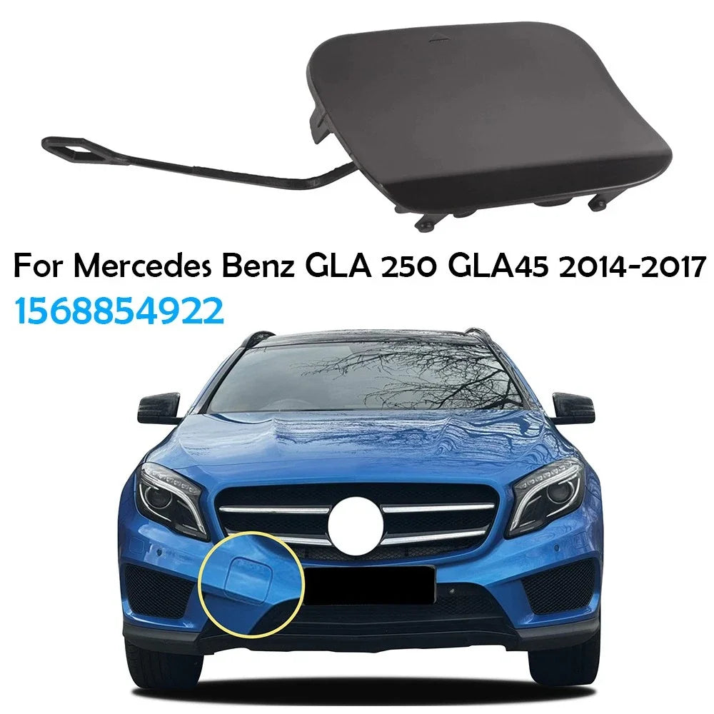 For Mercedes Benz GLA Class W156 GLA200 GLA220 GLA250 2014-2017 1568854922 Car Front Tow Cover Bumper Tow Eye Cap Cover Parts Quake Default Title