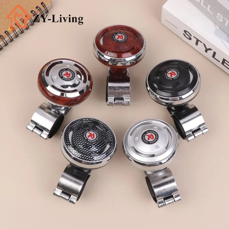 Car Steering Wheel Booster Ball Turning Spinner Knob Bearing Power Handle Rotating Universal Auto Accessories Labor Saving Kit Quake
