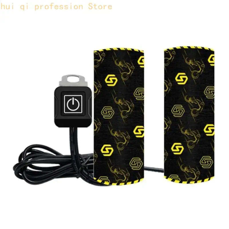 Motorcycles Heated Handles Grips 6 Gear Adjustment Anti Slip Hot Handlebar Heated Grips Warmer Sleeves Warmer Pad H8WE Quake CN
