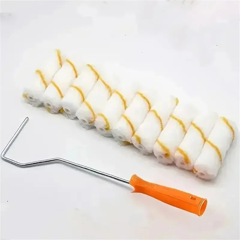 Roller Paint Brush Yellow Stripe Medium Nap Paint Roller Brush Latex Paint Special Roller Home Decoration Tool Quake