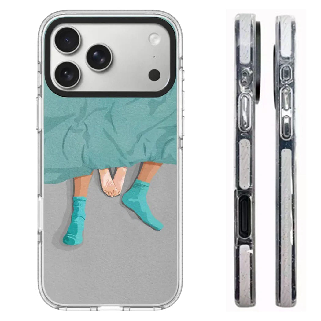 6090681 White Border Magnetic Phone Case Cover for IPhone 13 14 15 16 17 18 Pro Max Case Quake