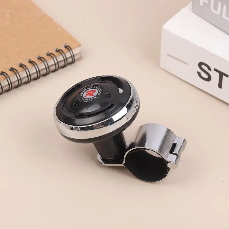 Car Steering Wheel Booster Ball Turning Spinner Knob Bearing Power Handle Rotating Universal Auto Accessories Labor Saving Kit Quake Black