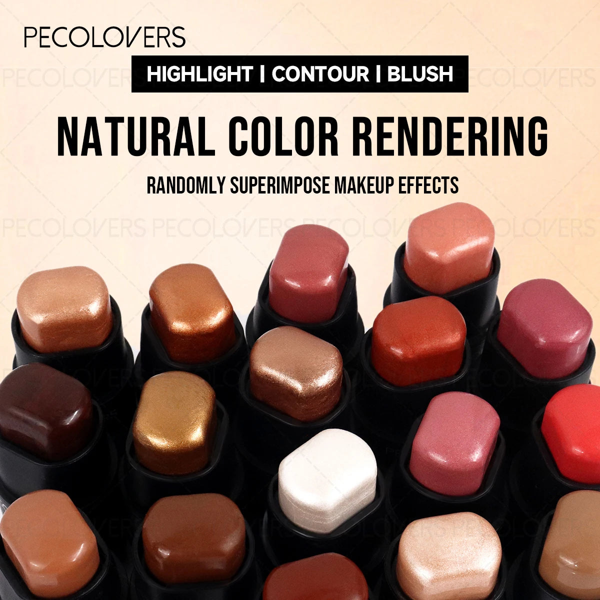 1 Pc Face Contour Stick, 3D Face Natural Shadow Look, for All Skins, Highlight & Contour & Concealer Face Makeup, Perfect Gifts Quake