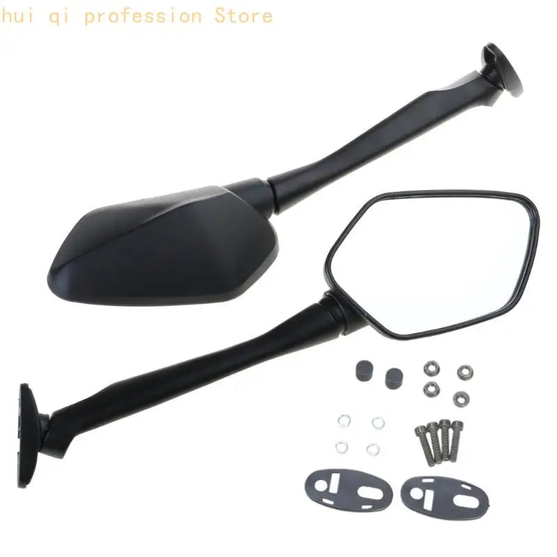 1 Pair Motorcycle Rearview Mirror Scooter Back Side Handlebar Mirror For CBR300R H8WE Quake