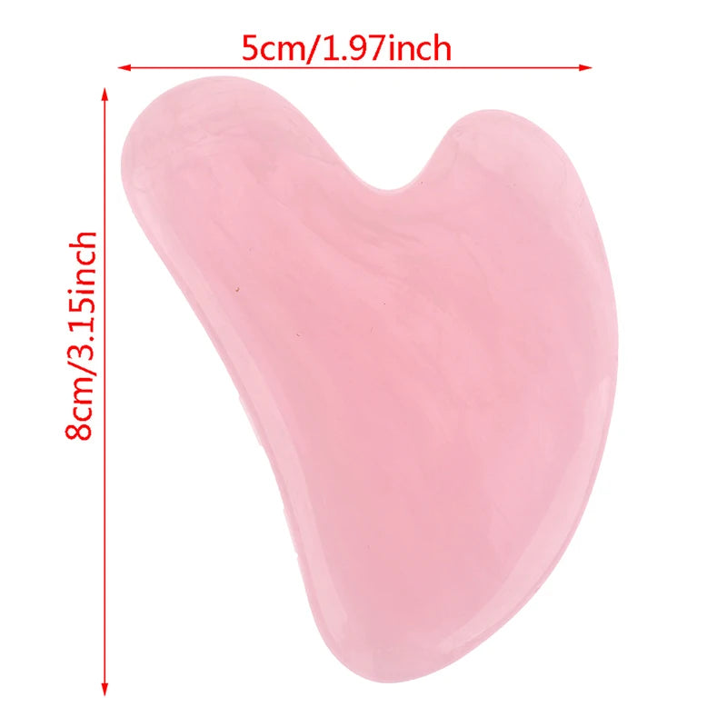 1PCS Guasha Scraping Massage Scraper Face Massager Acupuncture Gua Sha Board Quake 1PCS