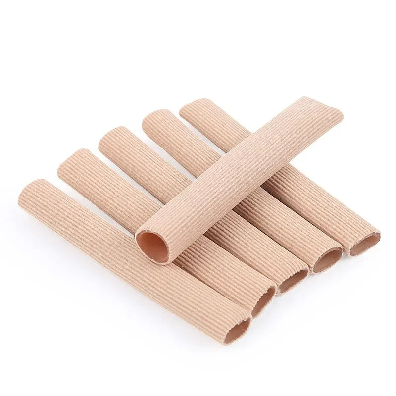 15cm Silicone Tube Toe Gel Protector Cover Finger&Toe's Fabric Gel Bandage Corns Blisters Calluse Pain Relief Soft Pads Insoles Quake
