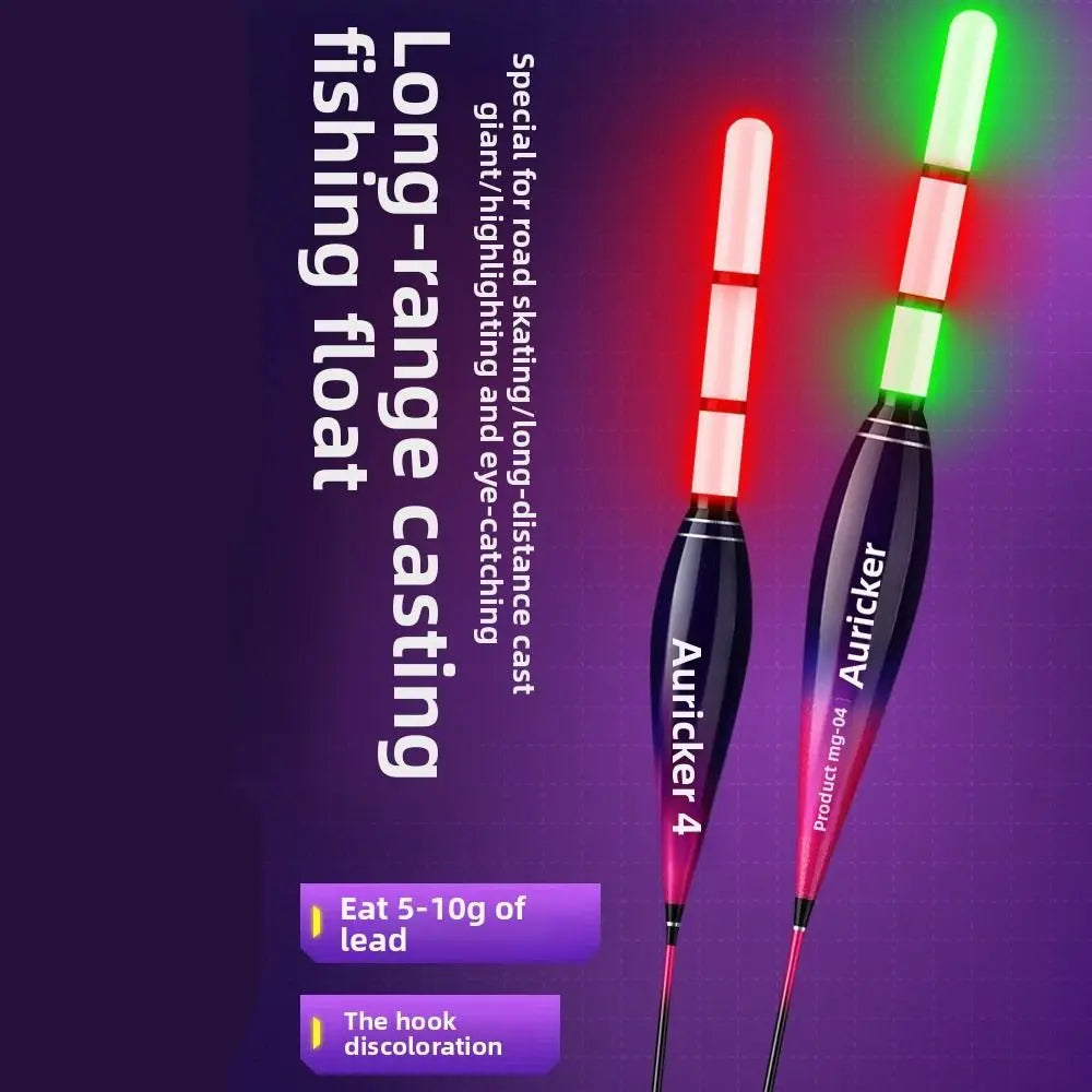 Indicator Electronic Fishing Float Buoy Strike Gravity Sensor Light Float Slip Drift Tube Bite and Change Colour Quake