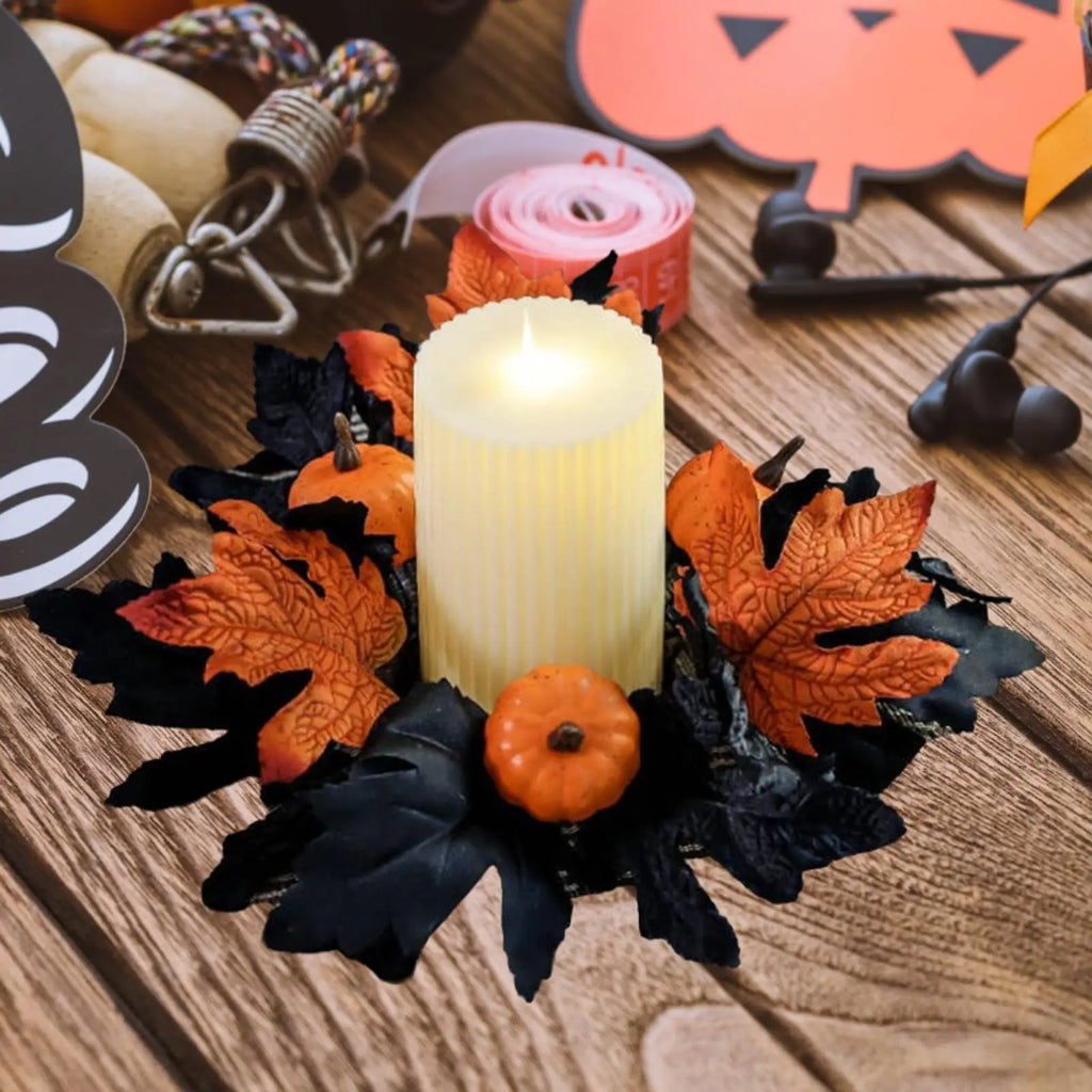 Halloween Wreath for Front Door Haunted House Decorative Home Ornament Prom Decoration Holiday Club Party Porch Halloween Wreath Quake