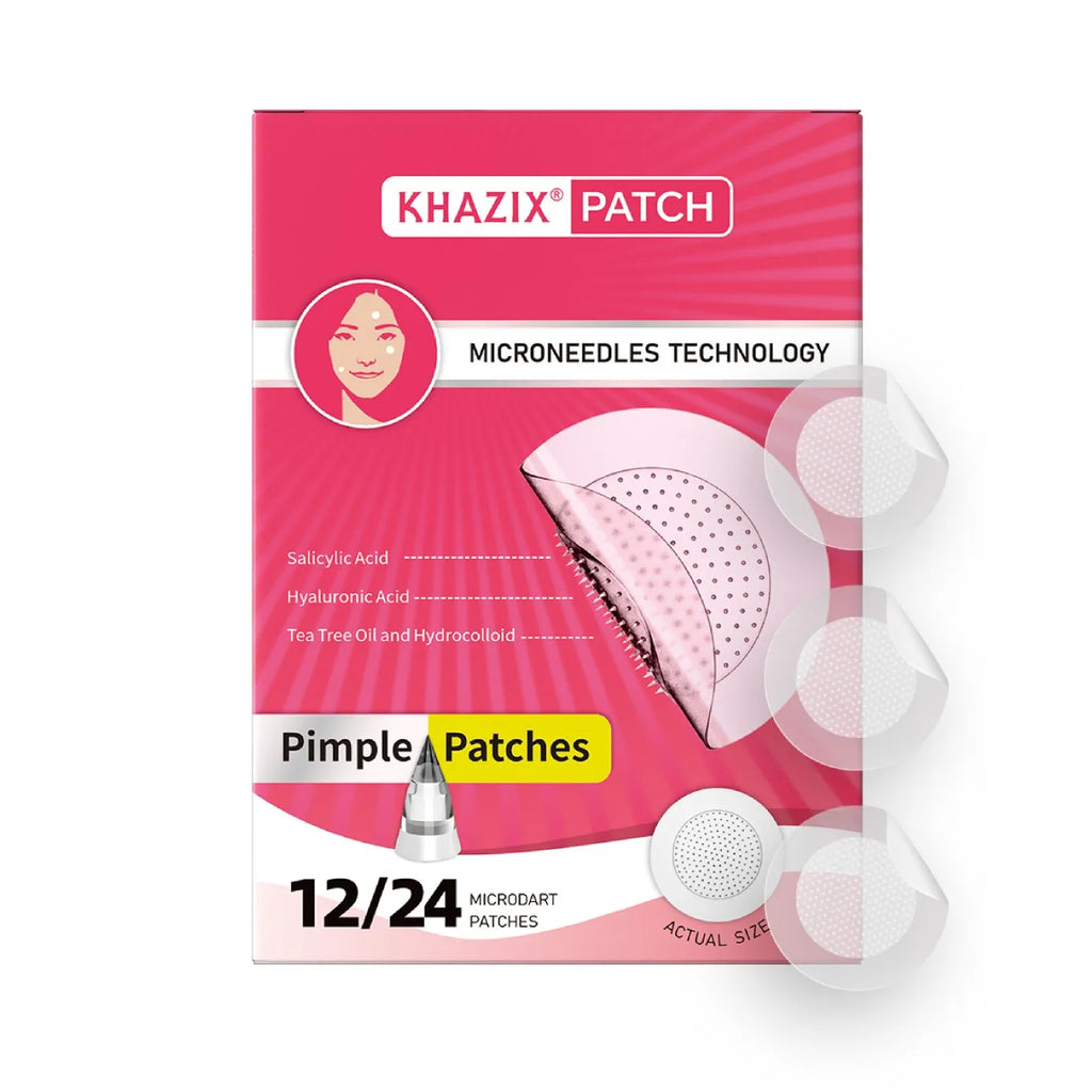Micro Needle Pimple Patch (24 Pack) Hydrocolloid Micropoint Pimple Patch For Acne & Pimples Microdart Patch, Micro Dart Pimple P Quake 24pcs