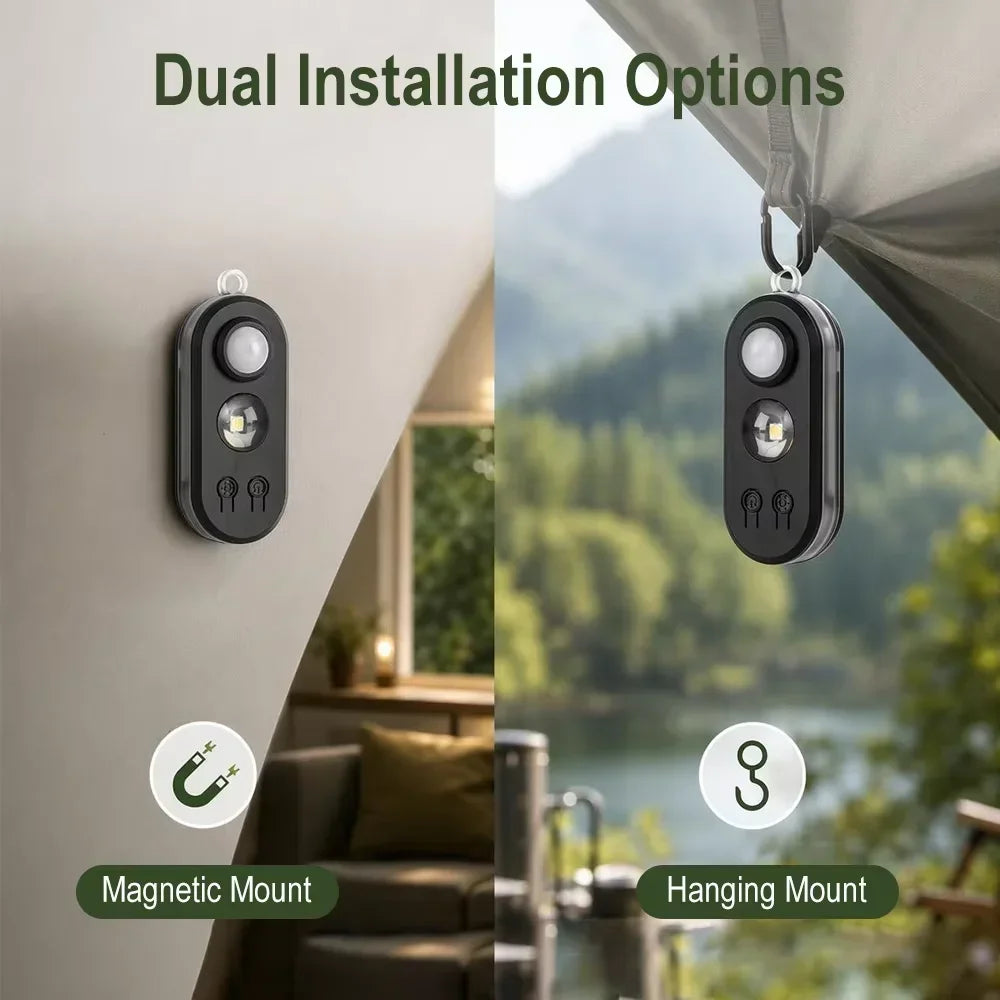 Mosquito Repellent Lamp Auto on Off Rechargeable Sensor Night Light Smart Bedside Lamp Bedroom Hallway Baby Night Feeding Use Quake