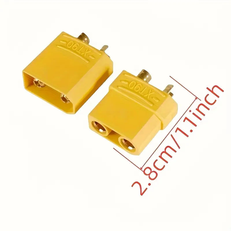 XT Series XT30U XT60 XT90 Connector Plug Bullet Welding Terminal Suit for RC Quadcopter Multicopter Aircraft Accessories Quake