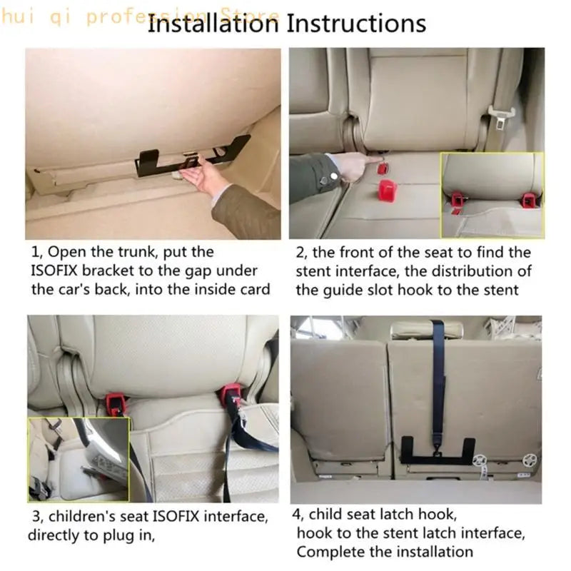 Car Child Restraint for ISOFIX Latches Bracket Hook H8WE Quake