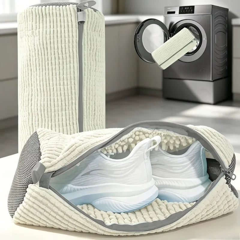 Lazy Shoe Washing Bag for Washing Machine Home Shoe Laundry Protector Prevent Deformation Mesh Cleaning Pouch Quake