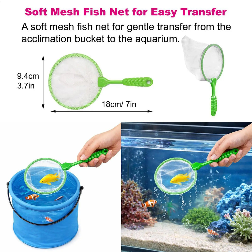 Adjustable Drip Acclimation Kit 3 Pieces Safe Water Transition System for Saltwater Freshwater Aquarium Shrimp Corals Betta Quake