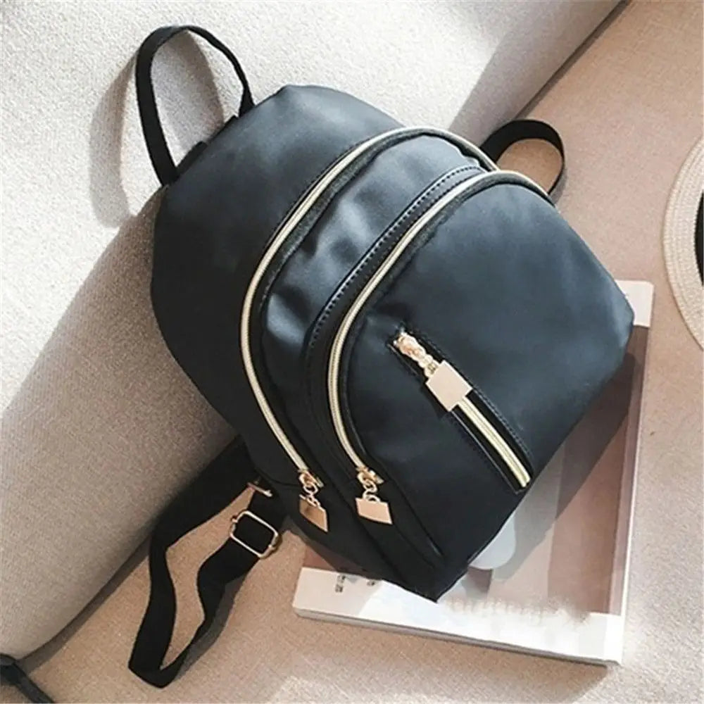 Travel Women's Multi-Function Girl Purse Shoulder Bag Mini Backpack Oxford Daypack Quake