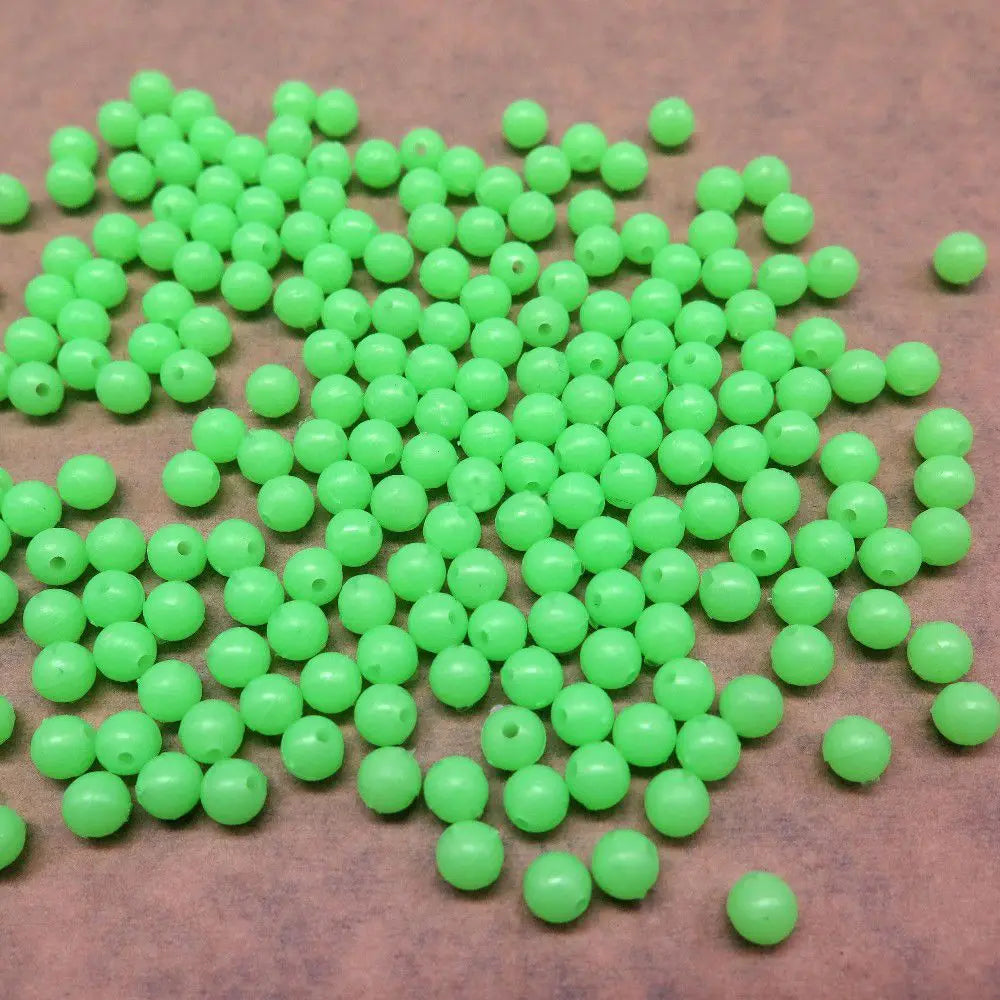 100pc/bag Fishing Floats Beads Luminous Light Glowing Balls For Night Fishing Quake
