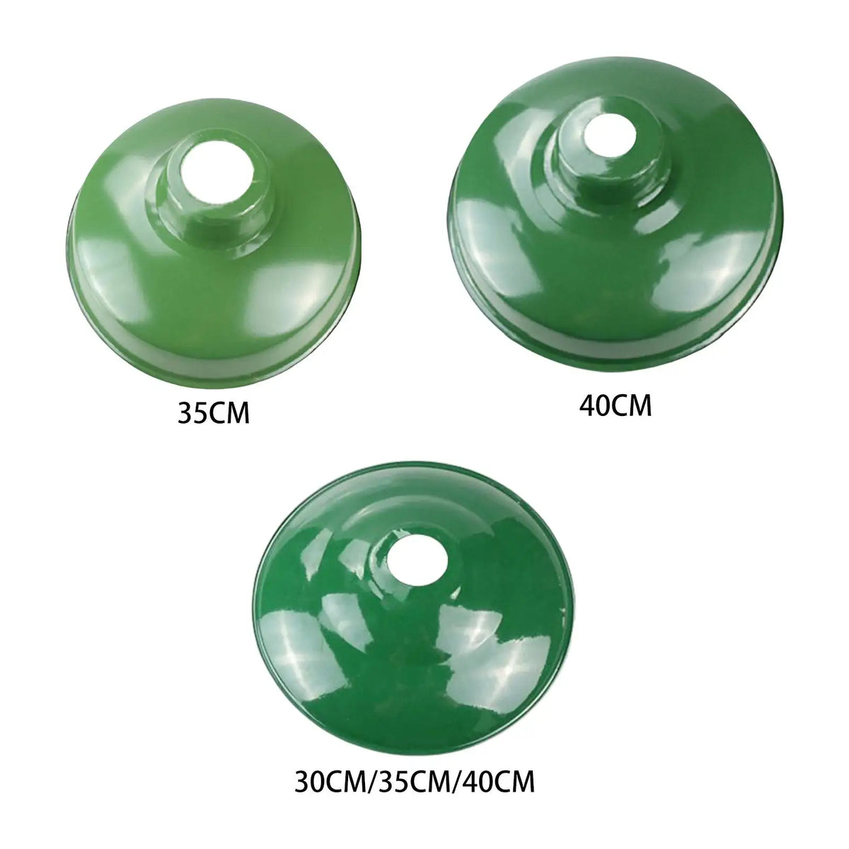 Enamel Ceiling Lamp Cover, Green Replacement Lamp Protector, Versatile And Quake