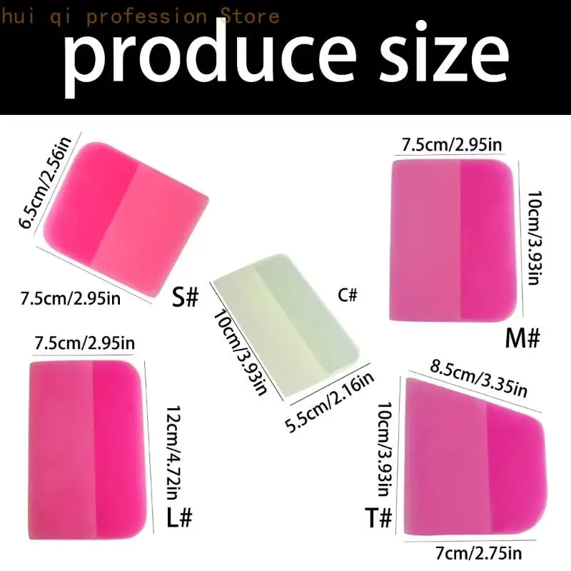 Auto Film Scraper Tool Body Filler Spreader Car Film Squeegee for Bubble Removal, Film Smoothing and Vehicle Detailing H8WE Quake