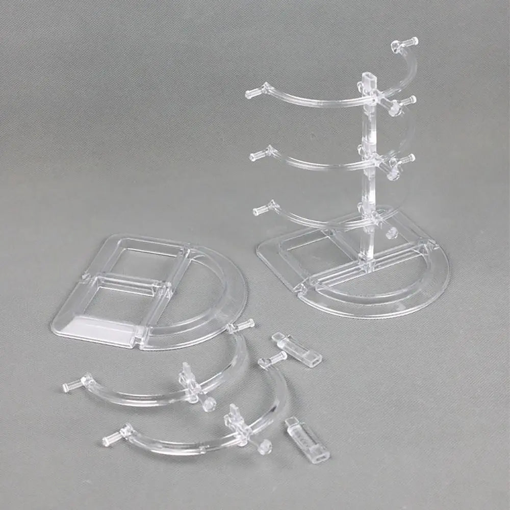 Space Saving Eyeglasses Display Stands Plastic Home Organizer Sunglasses Storage Rack Transparent Multiple Layers Quake