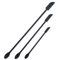 3pcs Silicone Double-head Scraper Cosmetic Face Cream Jam Deep Bottle Scraper Mini Spatula Set Women Professional Makeup Tools Quake black