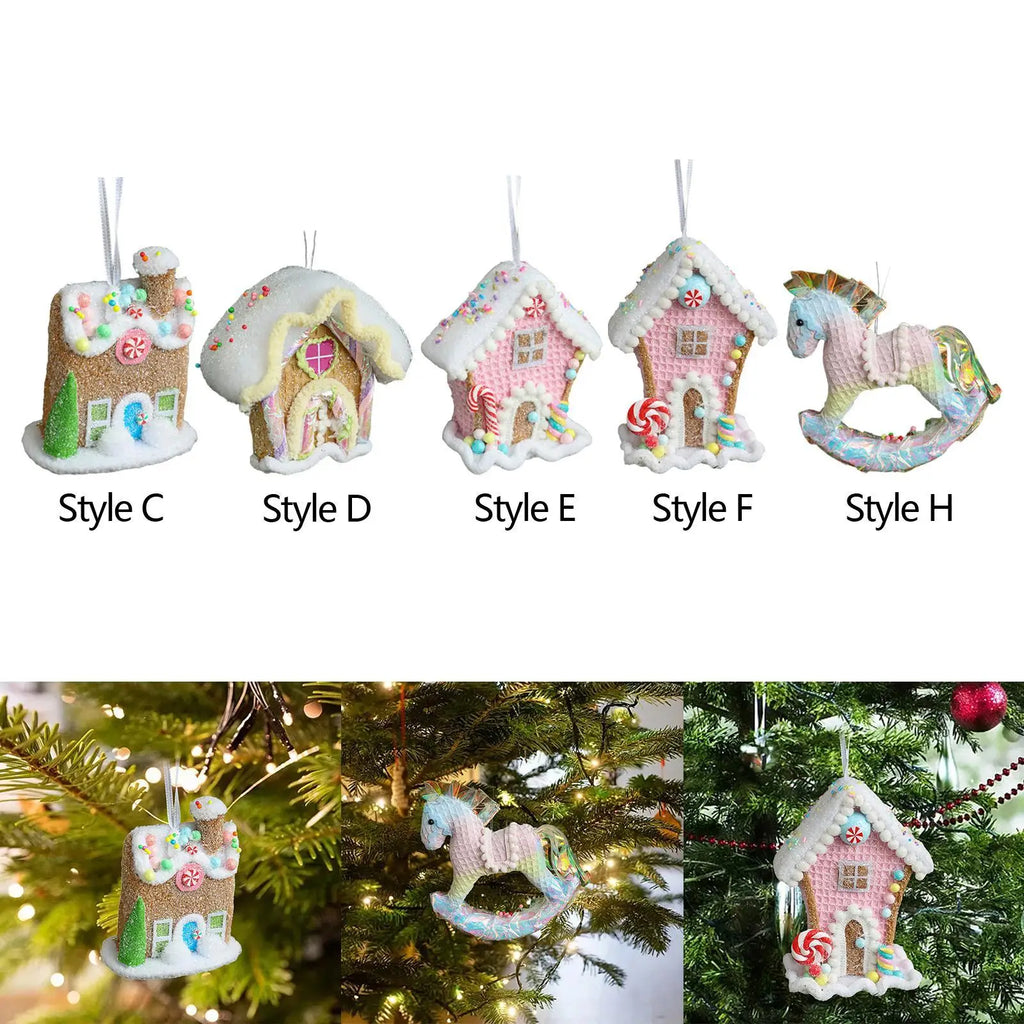 Christmas Tree Pendants Collectible Arts Centerpiece Foam Christmas Decoration for Holiday Birthday Indoor Christmas Tree Office Quake