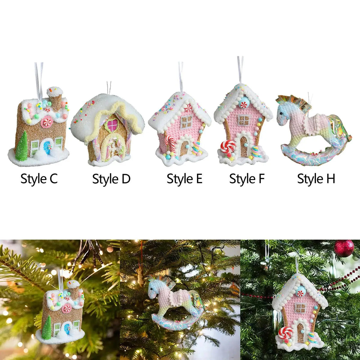 Christmas Tree Pendants Collectible Arts Centerpiece Foam Christmas Decoration for Holiday Birthday Indoor Christmas Tree Office Quake