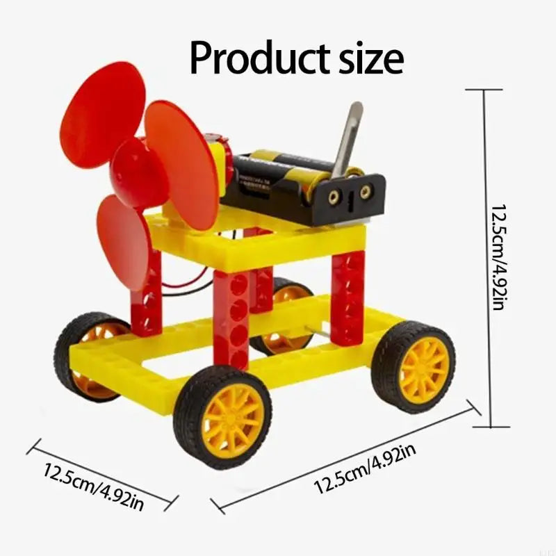 Handmade Single Wind Power Generator Science Project Set For Students Science Experiment Educational Toy Wind Energy Toy K1KF Quake