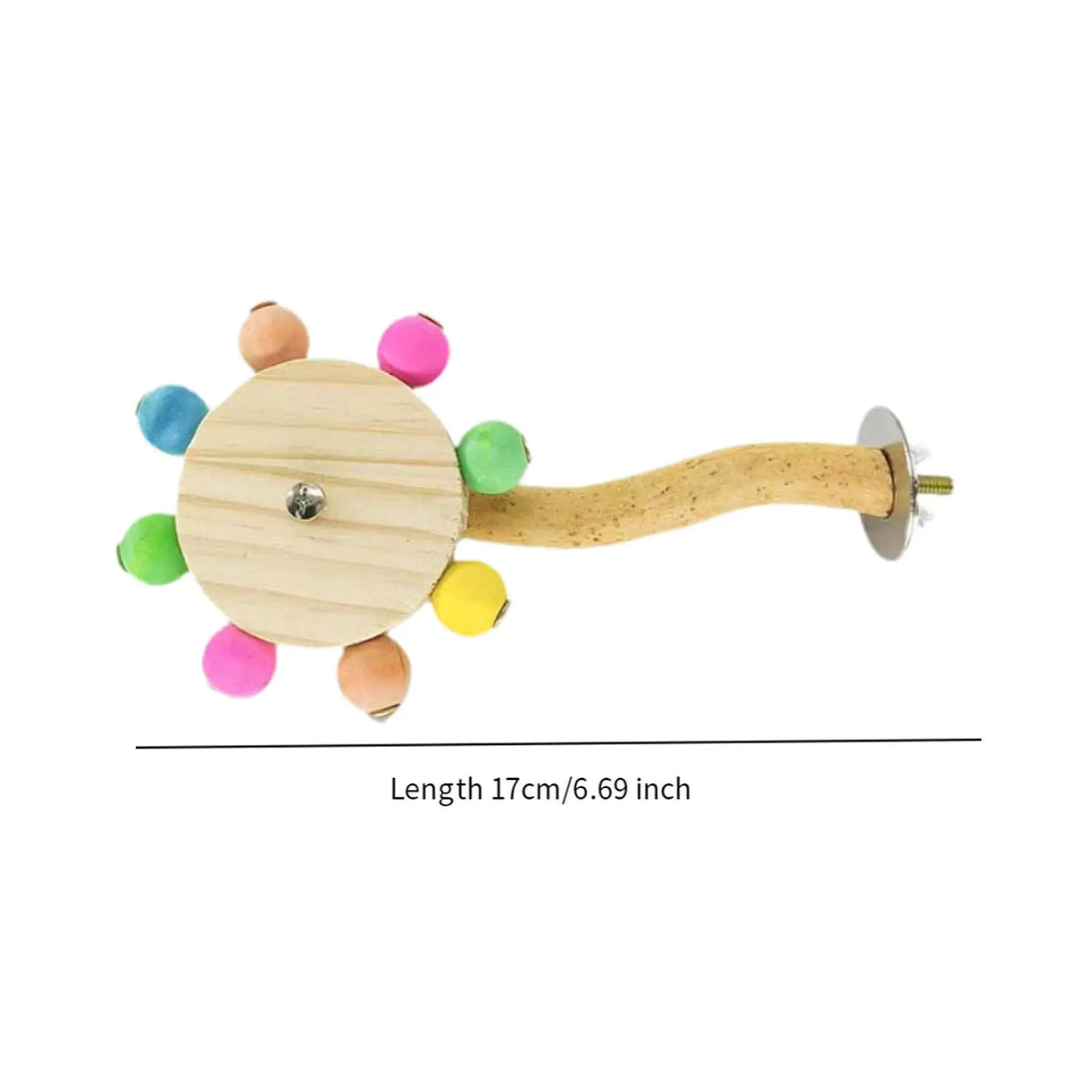 Parrot Rotating Perch Stand Physical Exercise Bird Perch Toy for Bird Cages Cockatiel Parrot Claw and Beak Finches Budgerigar Quake