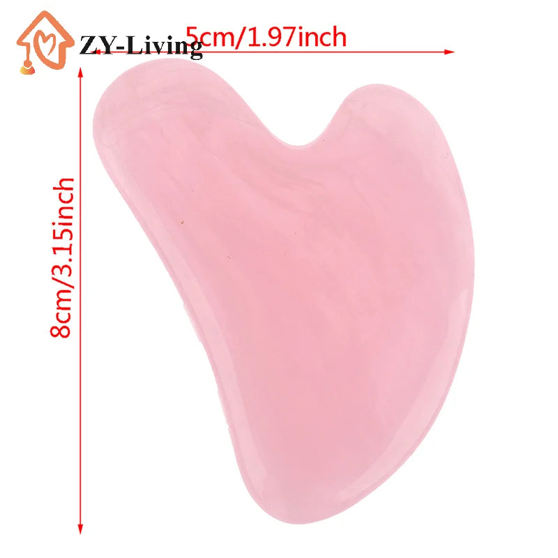 1PCS Guasha Scraping Massage Scraper Face Massager Acupuncture Gua Sha Board Quake