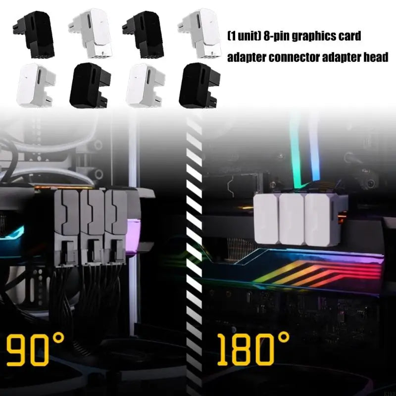 Flexible 8PIN Visuals Card Connector Space Saving Design For Dense Case Aluminum Mixture Material K1KF Quake