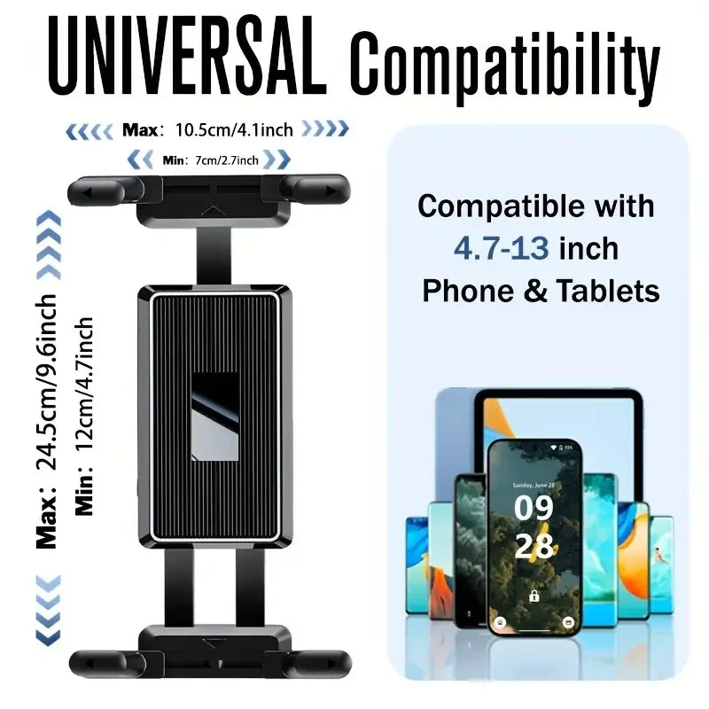 Tablet Holder for Microphone Stand,Mic Music Stand Tablet Holder for iPad,Smartphone Tablet Mic Stand Mount for Live Streaming Quake