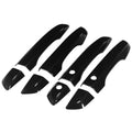 For Honda Civic 10th Gen 2016-2021 LHD RHD Car Sticker Exterior Door Handle Moulding Cover Trim w/Keyless Entry Auto Decoration Quake LHD Black Smart