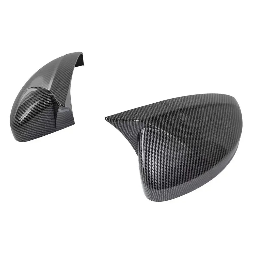 For Volkswagen Tiguan 2017-2020 Car Sticker Rearview Side Mirror Cover Wing Cap Exterior Door Rear View Case Trim Carbon Fiber Quake