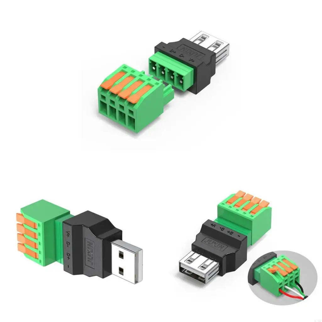 Convenient Installation USB 2.0 Plug Adapter For Blower Mouse Keyboards Wiring K1KF Quake