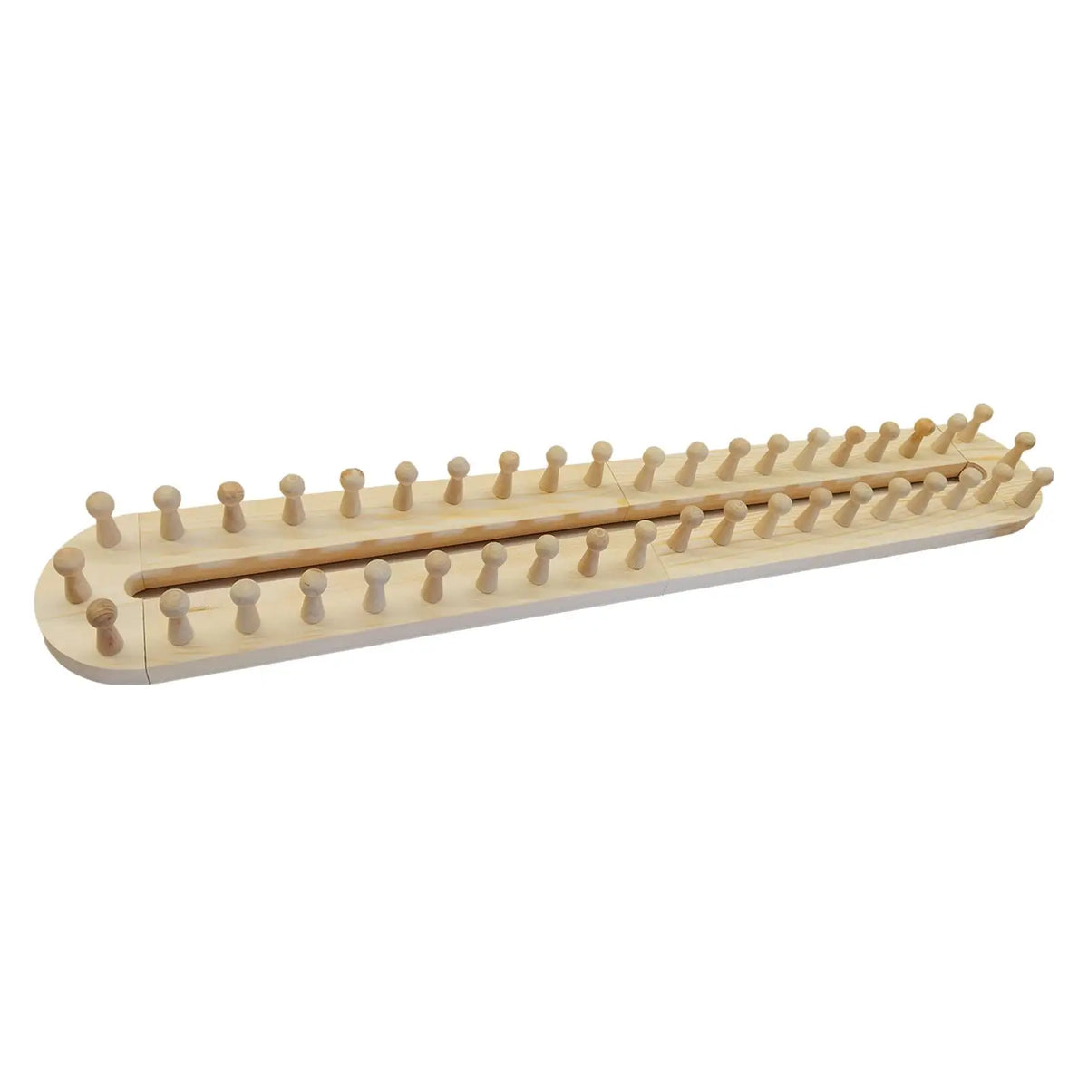 Tabletop Wooden Blanket Loom Strong Weaving Loom Kit for Hand Knit Chunky Throws and Cozy Decor Quake 4sections