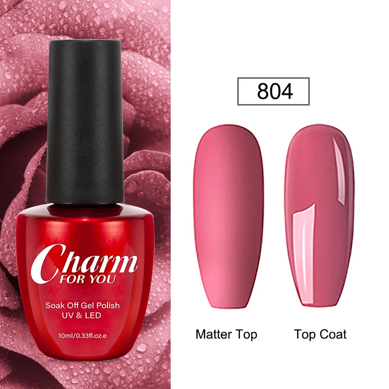 23 Color Gel Nail Polish 3 IN 1 One Step Summer Color Gel Varnish Semi Permanent UV/LED Soak Off Manicure Nail Art Gel Lacquer Quake 804