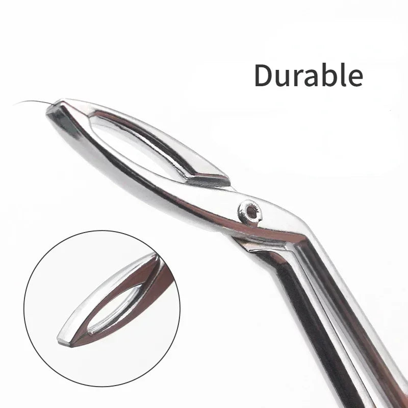 New Elbow Eyebrow Pliers Clip Scissors Tweezers Straight Pointed Stainless Steel Eyebrow Plucking Makeup Beauty Tools Quake