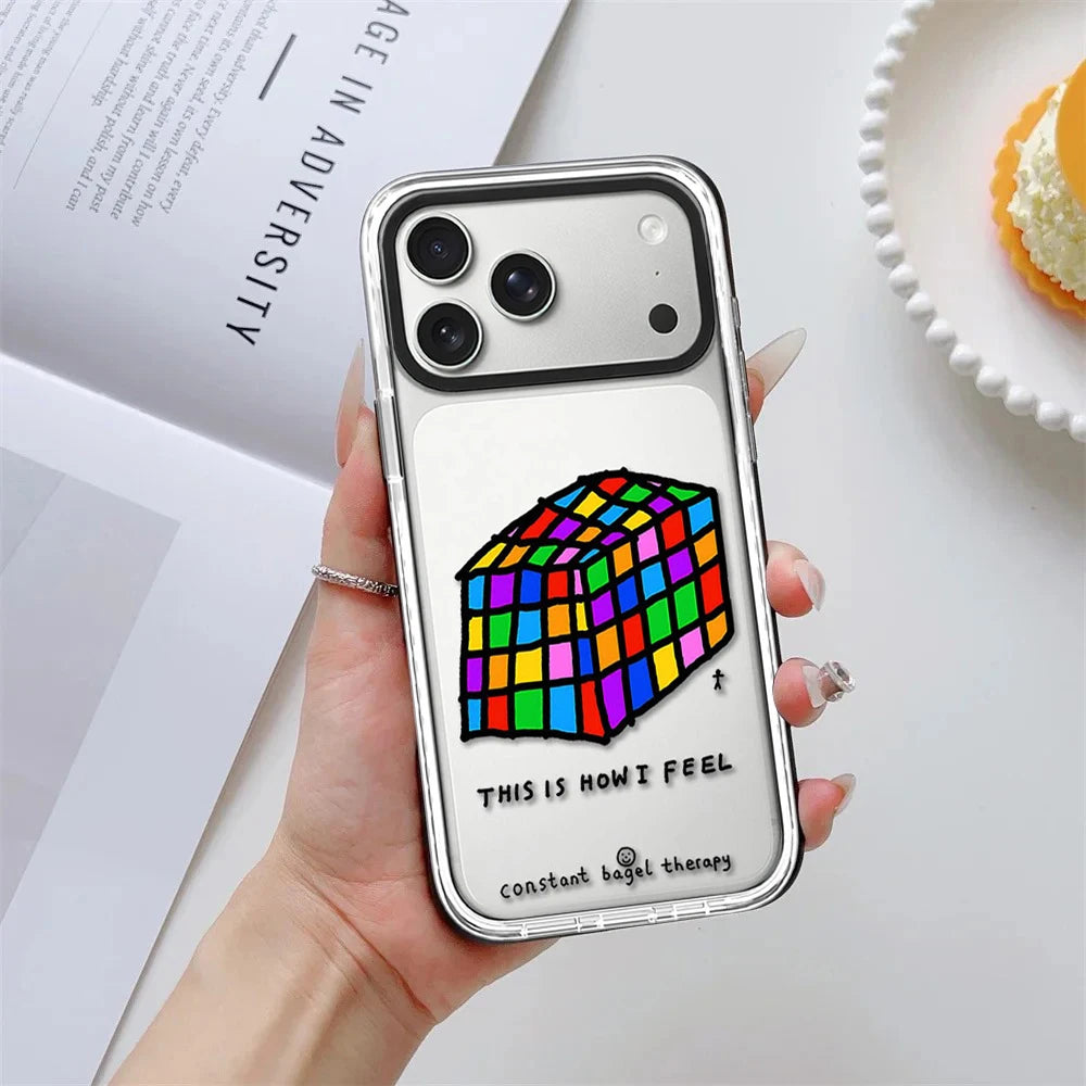 Love Is Everything Pattern White Border Magnetic Case: Compatible with IPhone 18 17 16 15 14 13 Pro Max 18Pro Quake