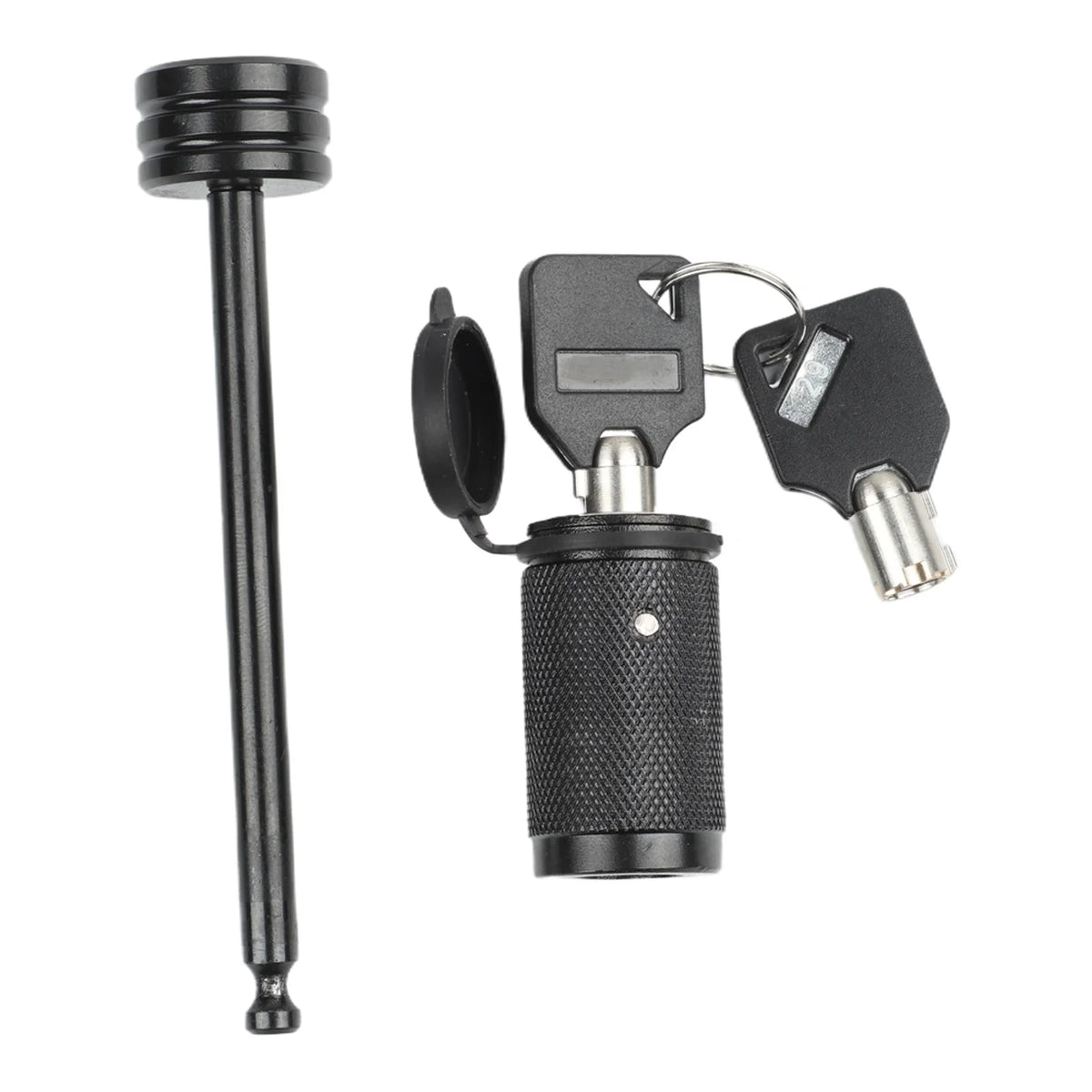 Secure Trailer Locking Mechanism Trailer Latch Lock Black Trailer Lock Pin Secure Locking Mechanism Compact Design Quake