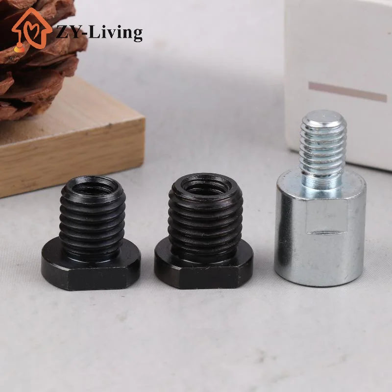 1PCS Angle Grinder Adapter M10 M14 Thread Attachment Grinde Spindle Arbor Conversion Female To Male Connector Rod Power Tool Quake